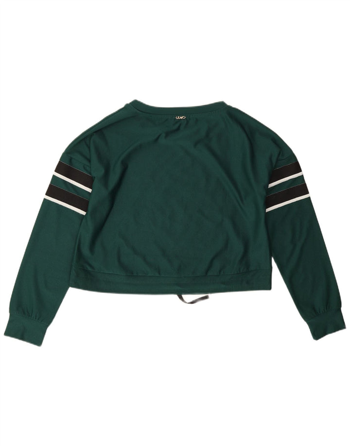 Damska bluza oversize Liu Jo z grafiką UK 10, mała, zielona