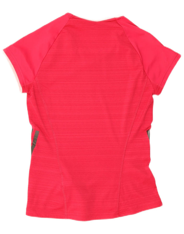 Damska koszulka Adidas Climacool Top UK 4/6 XS Różowy poliester