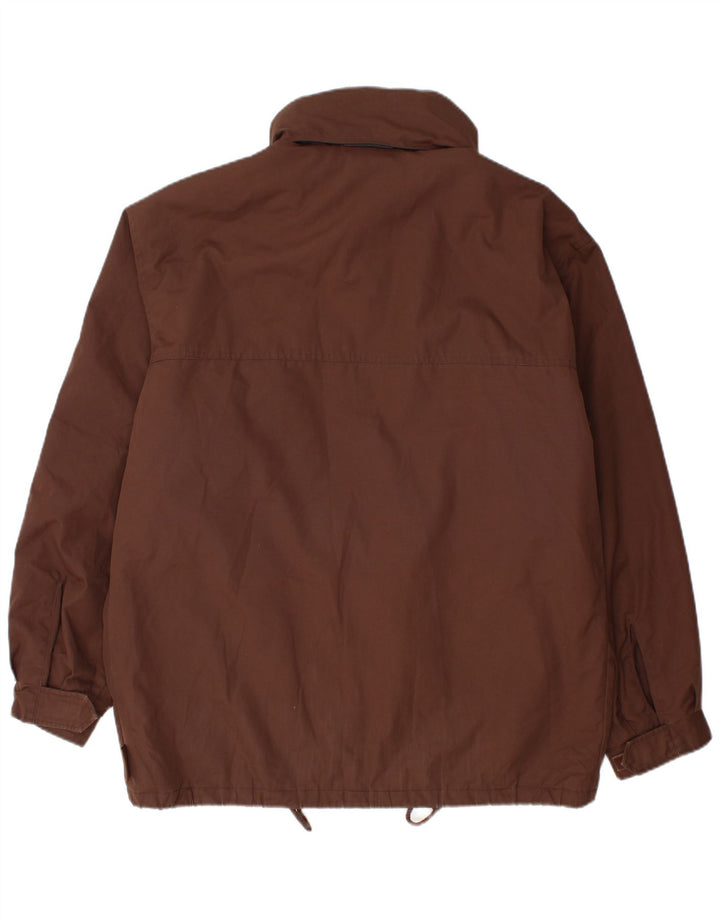 Męska kurtka z kapturem FILA Magic Line IT 50, duży, brązowy poliester