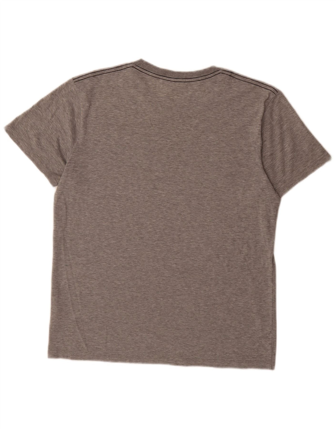 Męski T-shirt z grafiką Nike, mały, szary, bawełniany