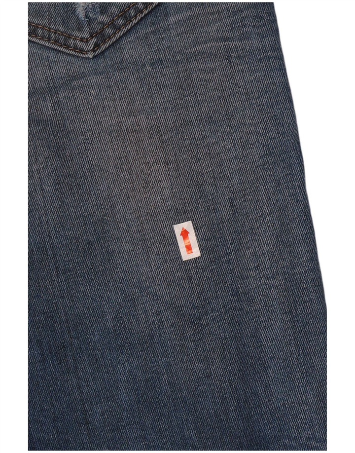 Diesel Męskie Thommer Distressed Slim Skinny Jeans W31 L32 Niebieskie bawełniane