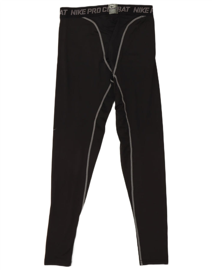 Męskie legginsy Nike Compression Graphic, duże, czarne