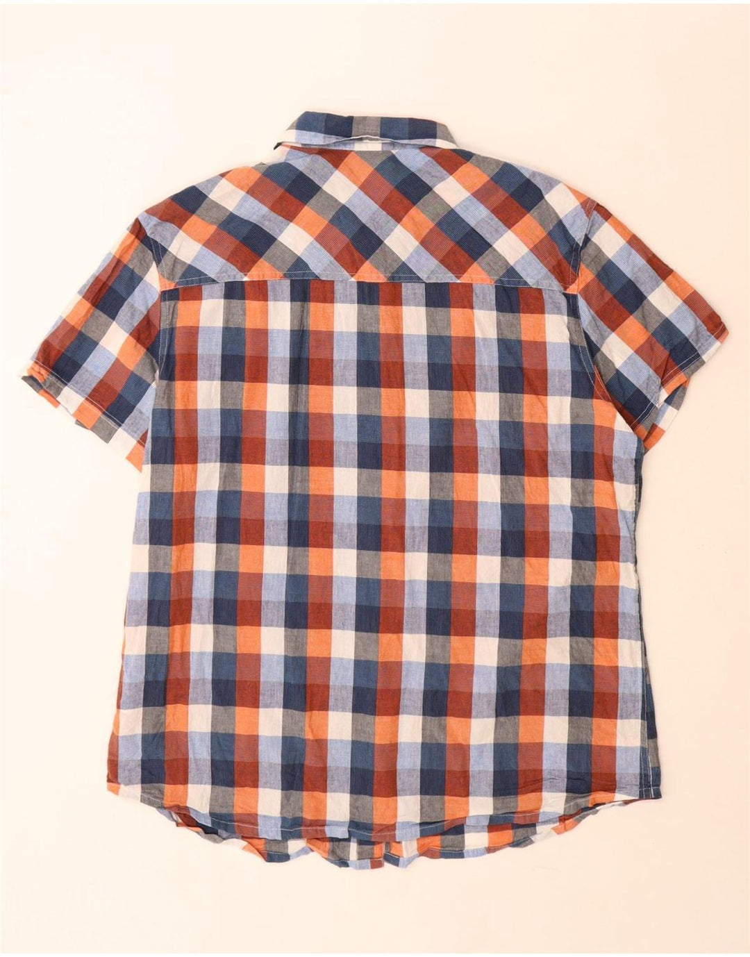 Męska koszula z krótkim rękawem Mountain Warehouse 2XL, wielobarwna, bawełniana krata