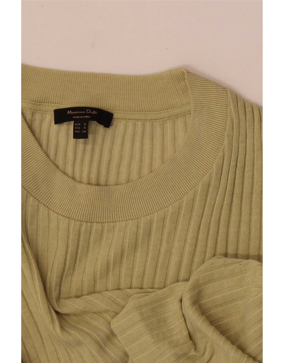 Damski top Massimo Dutti z długim rękawem, UK 8, mały khaki