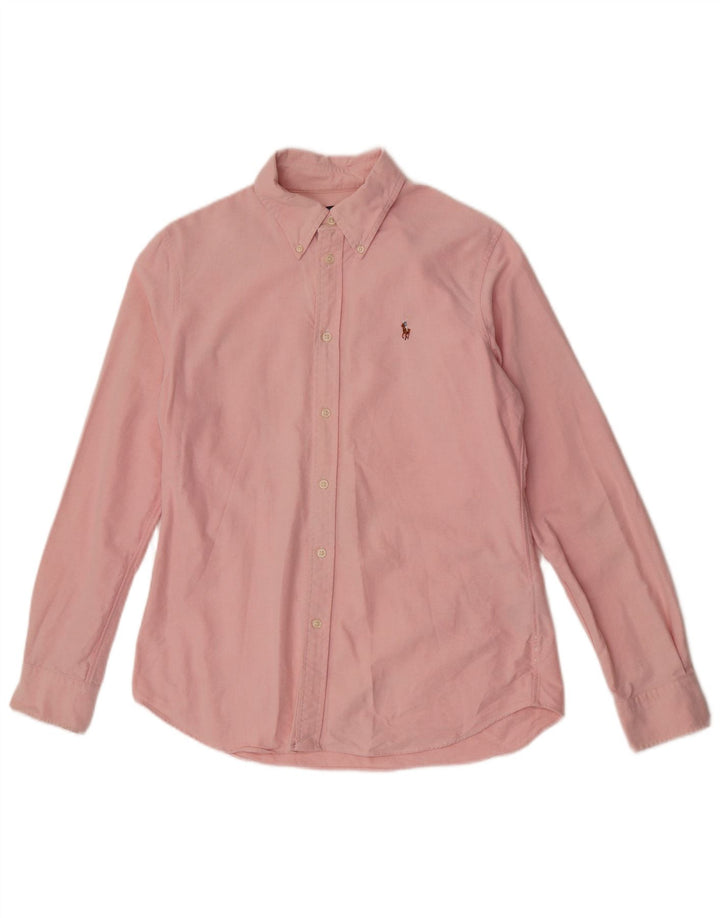 Koszula męska Ralph Lauren o dopasowanym kroju, duża, różowa, bawełniana