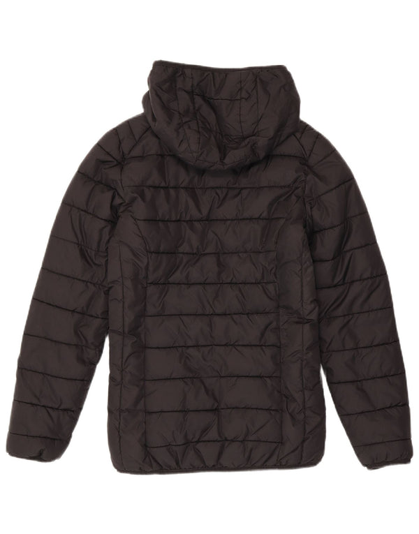 Damska dwustronna kurtka z kapturem Ellesse UK 6 XS, czarny nylon