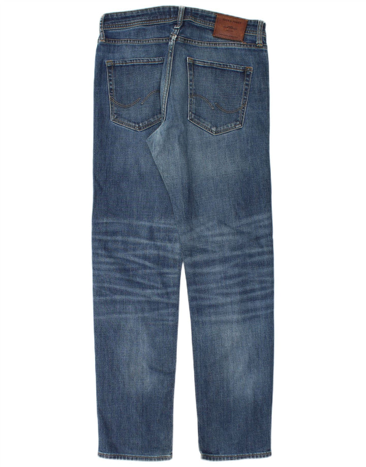 Męskie jeansy Jack & Jones Mike Slim W30 L32 Niebieskie bawełniane
