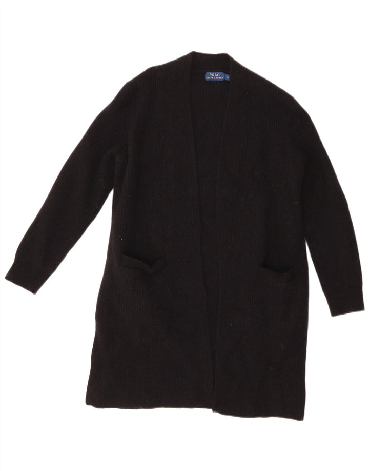 POLO RALPH LAUREN Damski sweter o przedłużonym kroju, UK 12, średni czarny