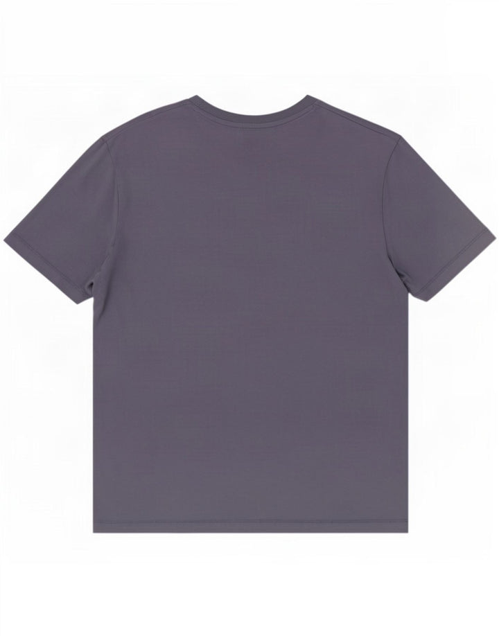 Cos Męski T-shirt Top, duży, niebieski, bawełniany
