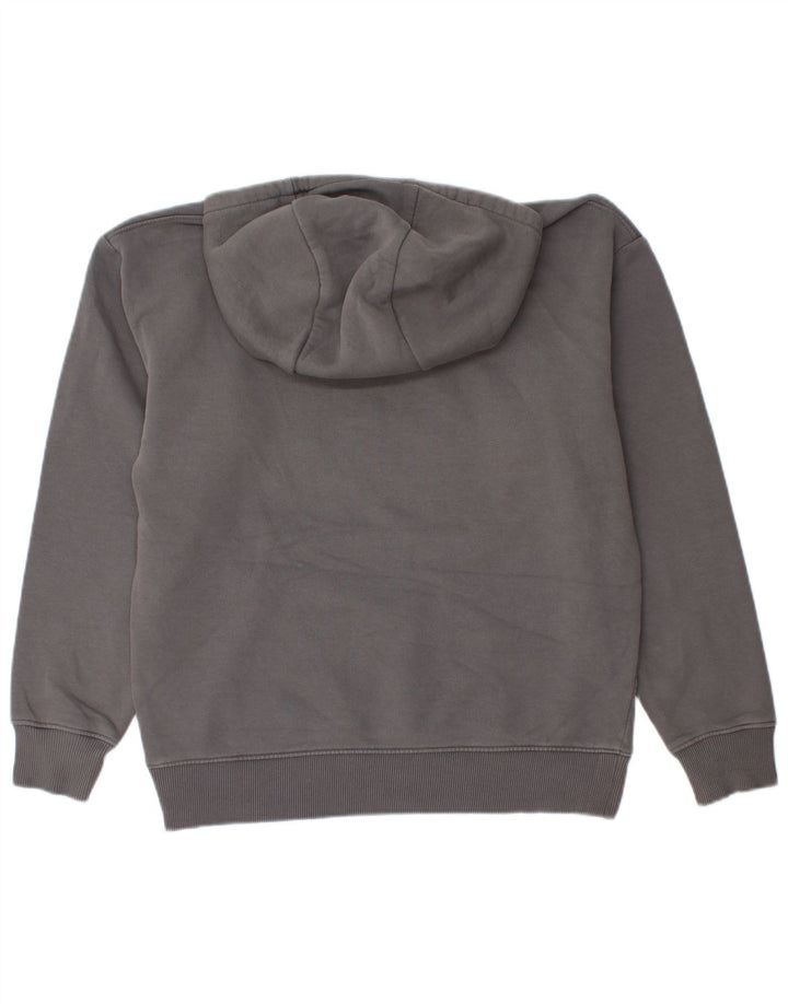 Męski sweter z kapturem ZARA, mały, szary, bawełniany