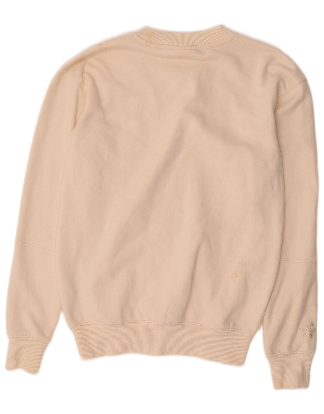 UMBRO Mens Sweatshirt Jumper XS Off White Cotton