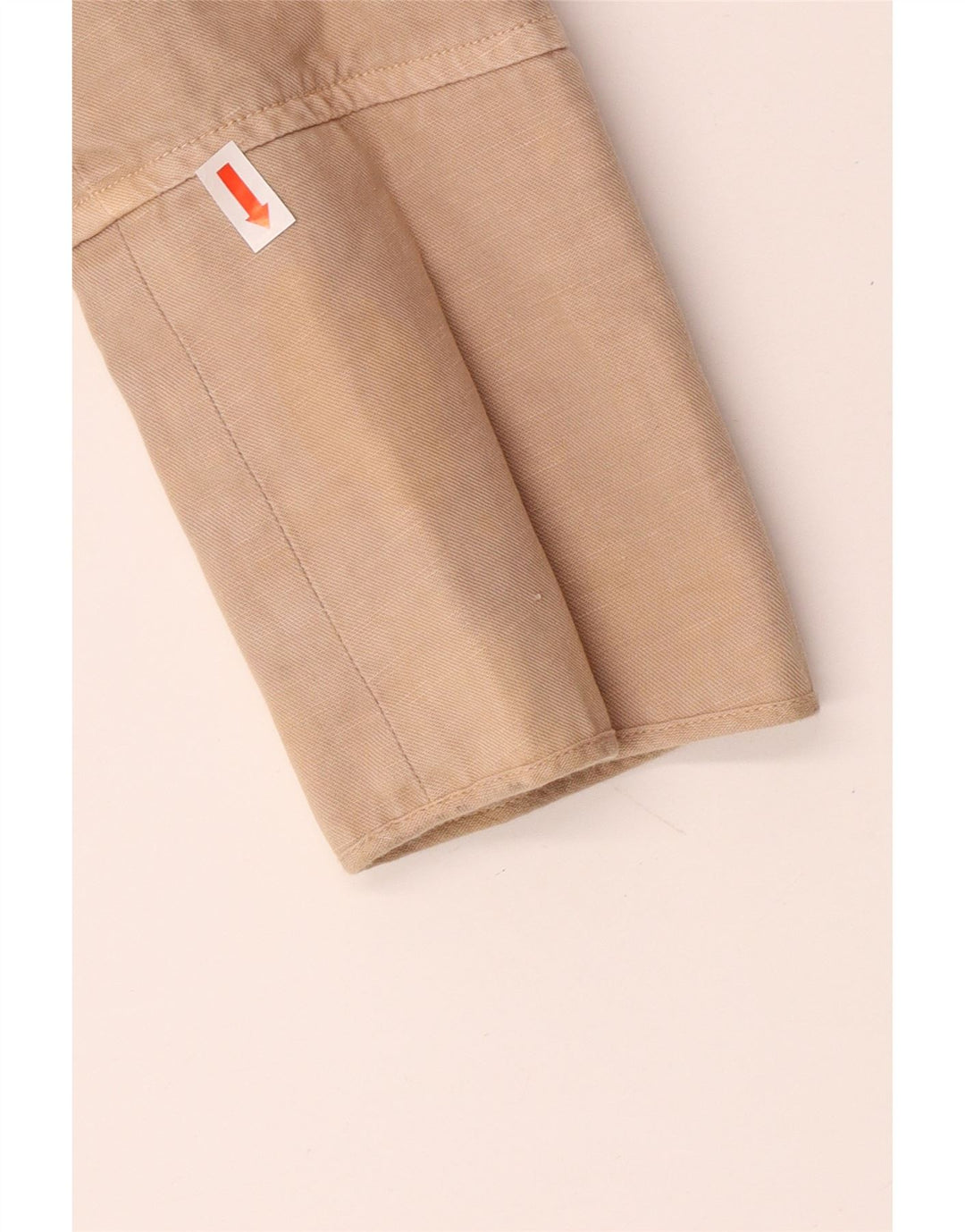 PINKO Damska marynarka zapinana na 2 guziki UK 8, mała, beżowa, bawełniana