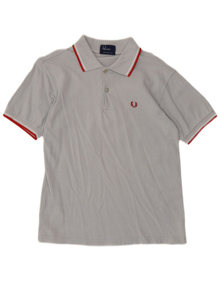 Męska koszulka polo Fred Perry, mała, szara, bawełniana
