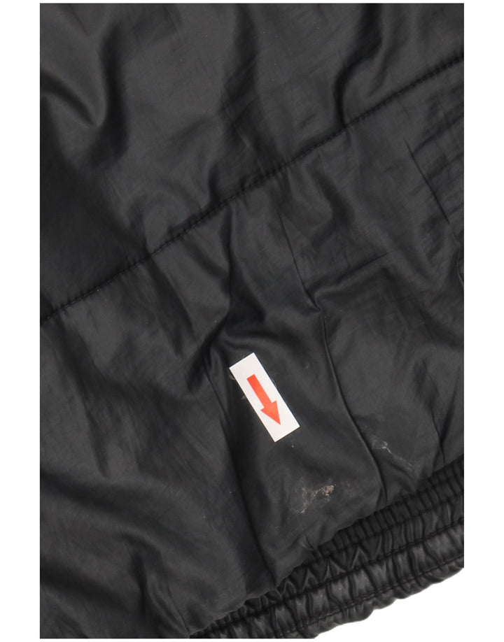 Damska wyściełana kurtka z kapturem Nike Therma-Fit Graphic UK 14, średnia czarna