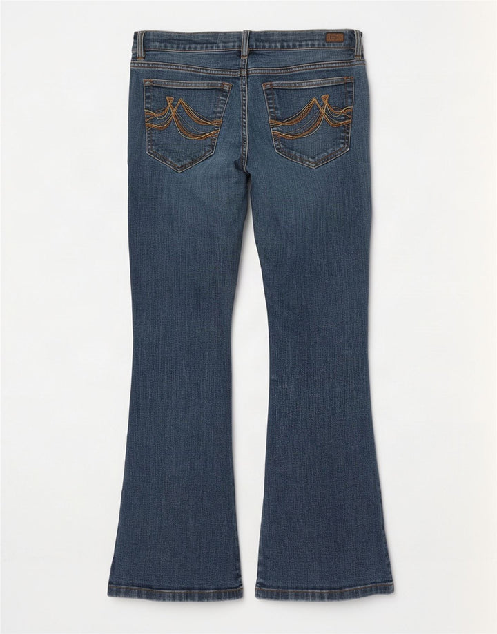 Dżinsy damskie Dkny Bootcut W30 L28 niebieskie