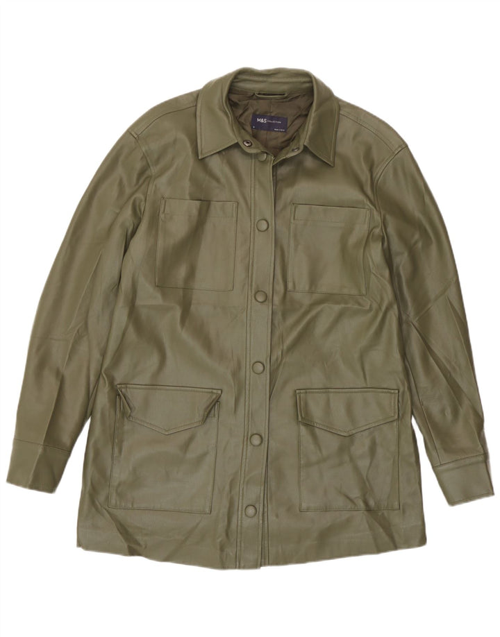 Marks & Spencer Damska kurtka oversize Utility UK 10 Small Khaki