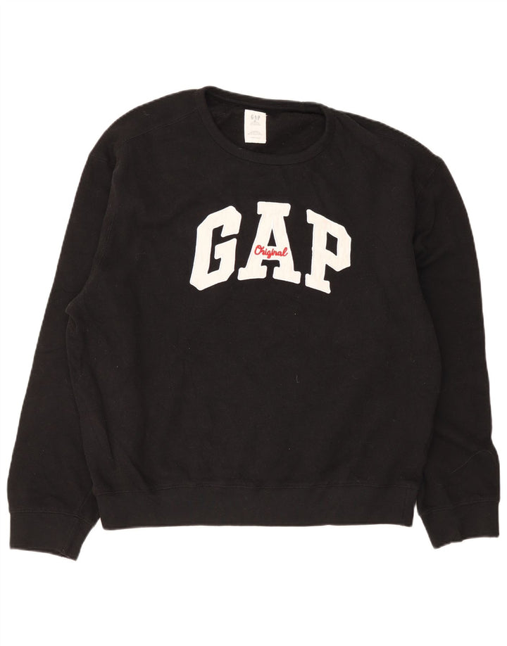 Męska bluza z grafiką Gap XL, czarna, bawełniana