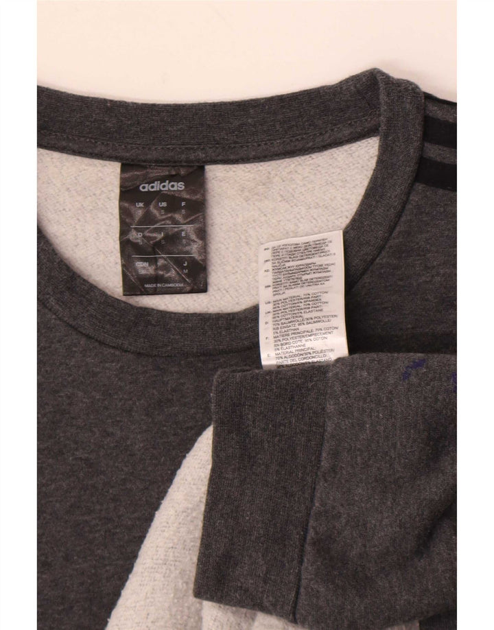 Bluza męska Adidas, mała, szara, bawełniana
