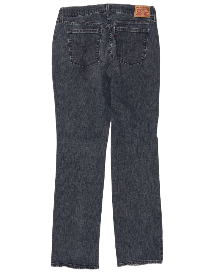 Damskie jeansy LEVI'S 505 Straight US 8 Medium W29 L32 Granatowa bawełna