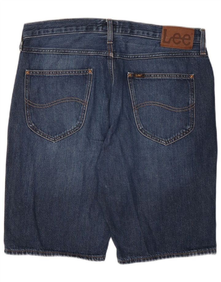 Męskie spodenki jeansowe Lee W34, duże, niebieskie, bawełniane
