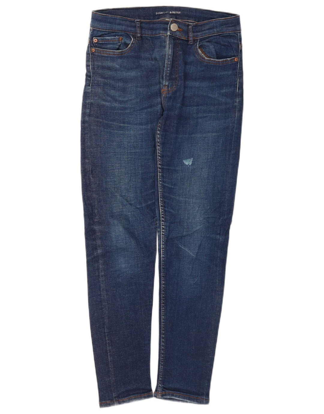 Damskie jeansy Skinny Zara W28 L26 Niebieskie
