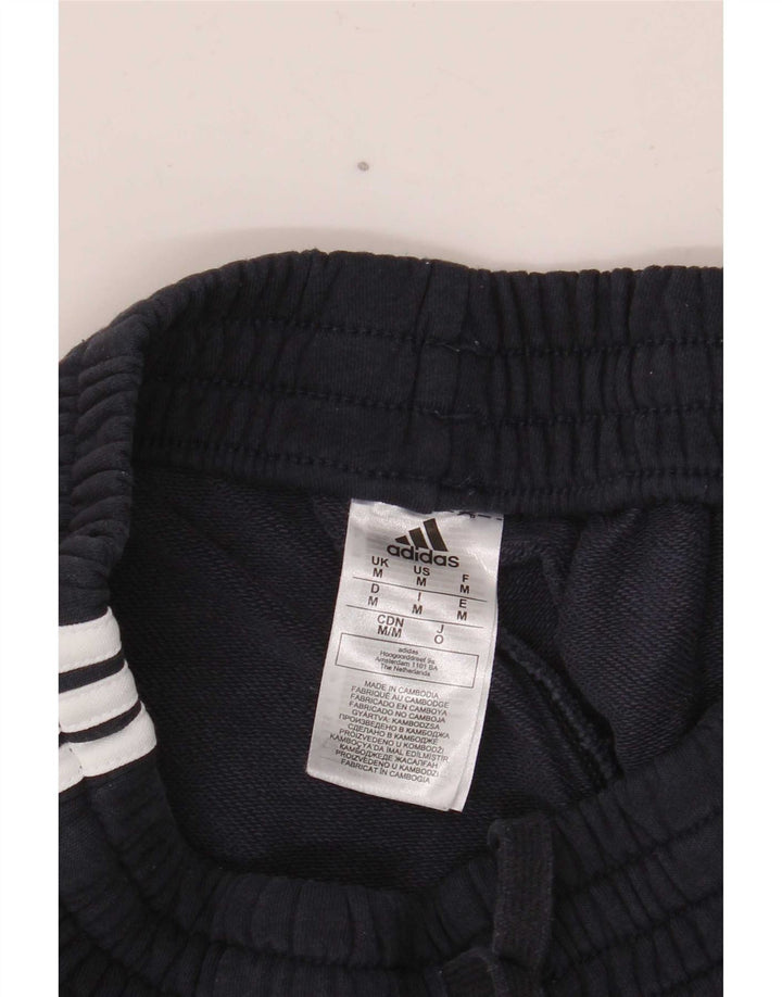 Męskie spodenki sportowe Adidas, średnie, granatowe, bawełniane