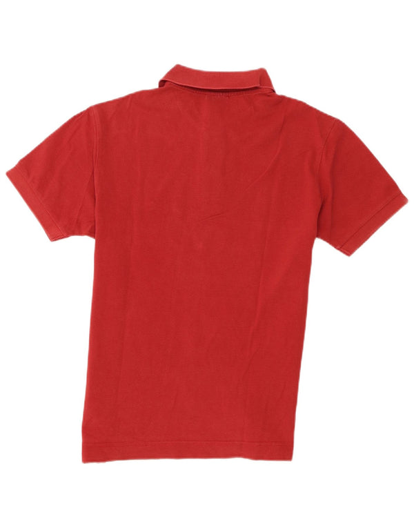 Męska koszulka polo Invicta IT 46 Small Burgundowa bawełniana