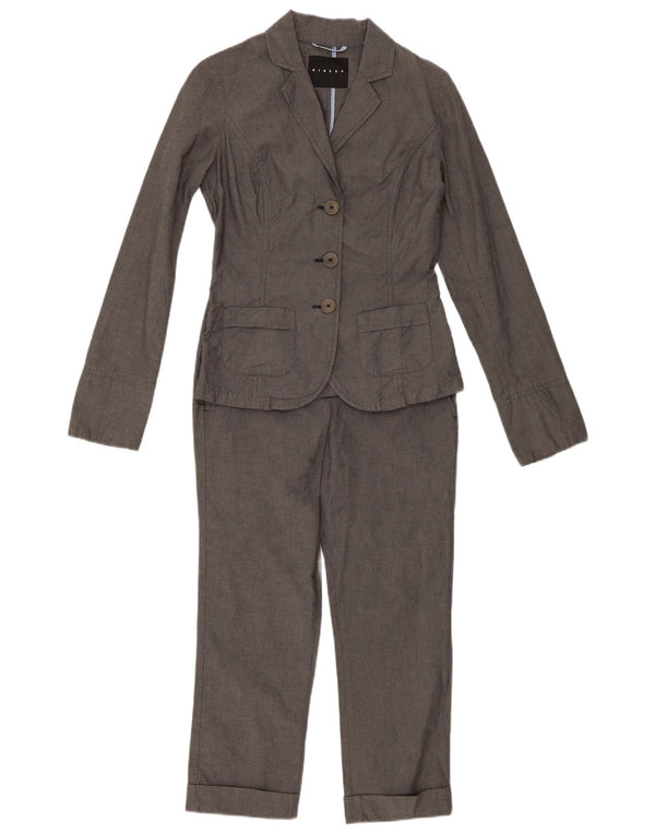 Dwuczęściowy garnitur damski Sisley IT 40 Small W28 L23 Szara bawełna