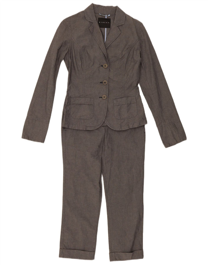 Dwuczęściowy garnitur damski Sisley IT 40 Small W28 L23 Szara bawełna