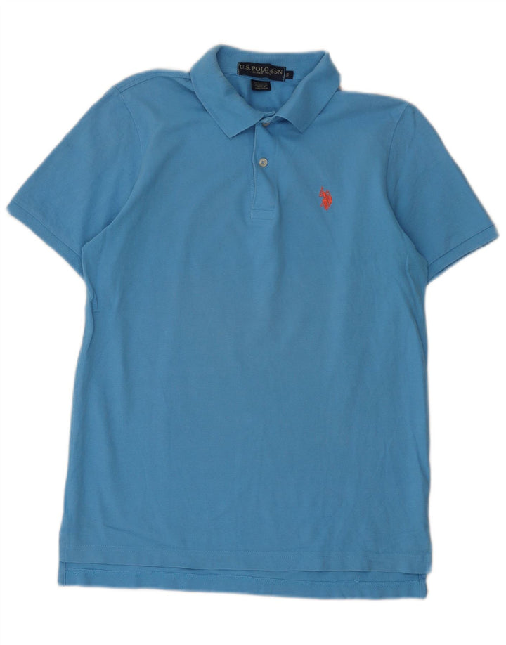 US Polo Assn. Koszula męska Mała niebieska bawełniana