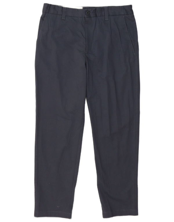 Spodnie chino męskie Zara Comfort Fit EU 42 Large W32 L28 Granatowe