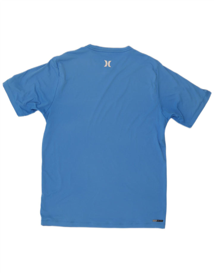 T-shirt męski Hurley, duży, niebieski