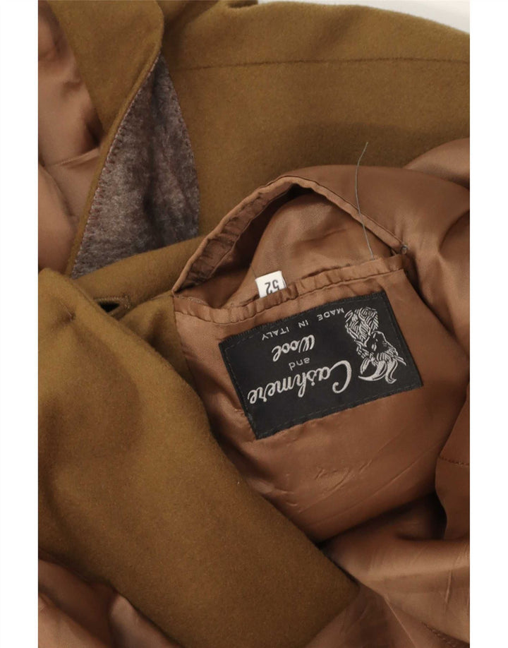 Vintage męska marynarka zapinana na 2 guziki IT 52 XL Khaki Cashmere