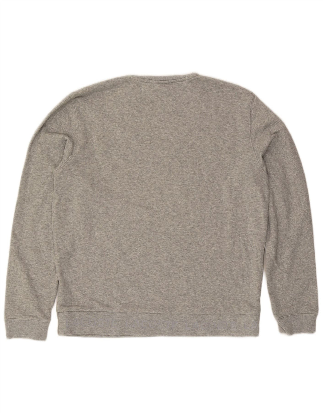 Męska bluza Lacoste, rozmiar 5, duża, szara, nakrapiana bawełna