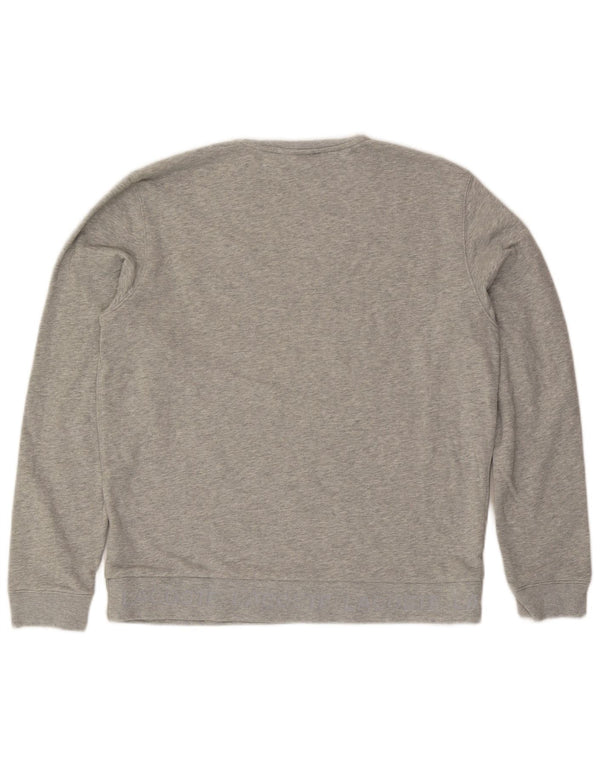 Męska bluza Lacoste, rozmiar 5, duża, szara, nakrapiana bawełna