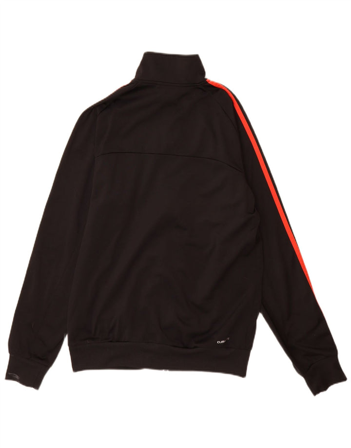 Adidas Męska kurtka dresowa UK 36/38 Mały czarny poliester