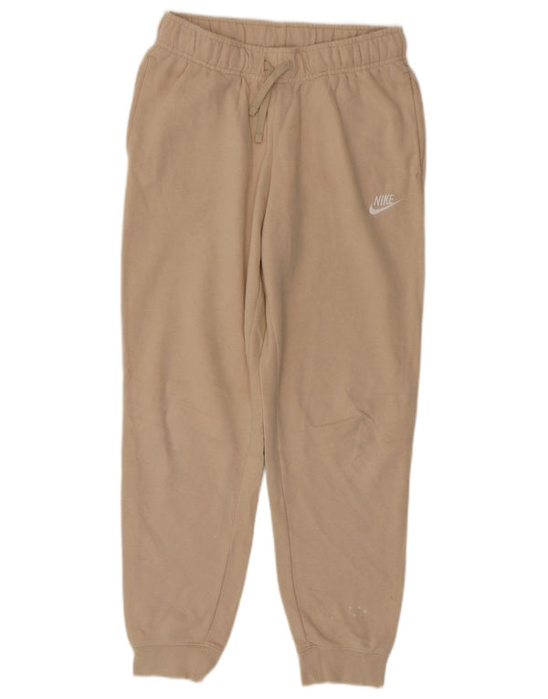Męskie spodnie dresowe Nike, małe, beżowe, bawełniane