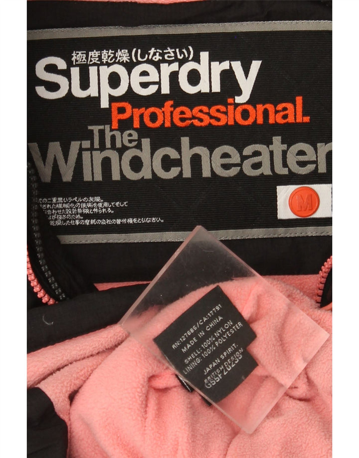 Damska kurtka wiatrówka Superdry The Windcheater UK 14, średnia czarna