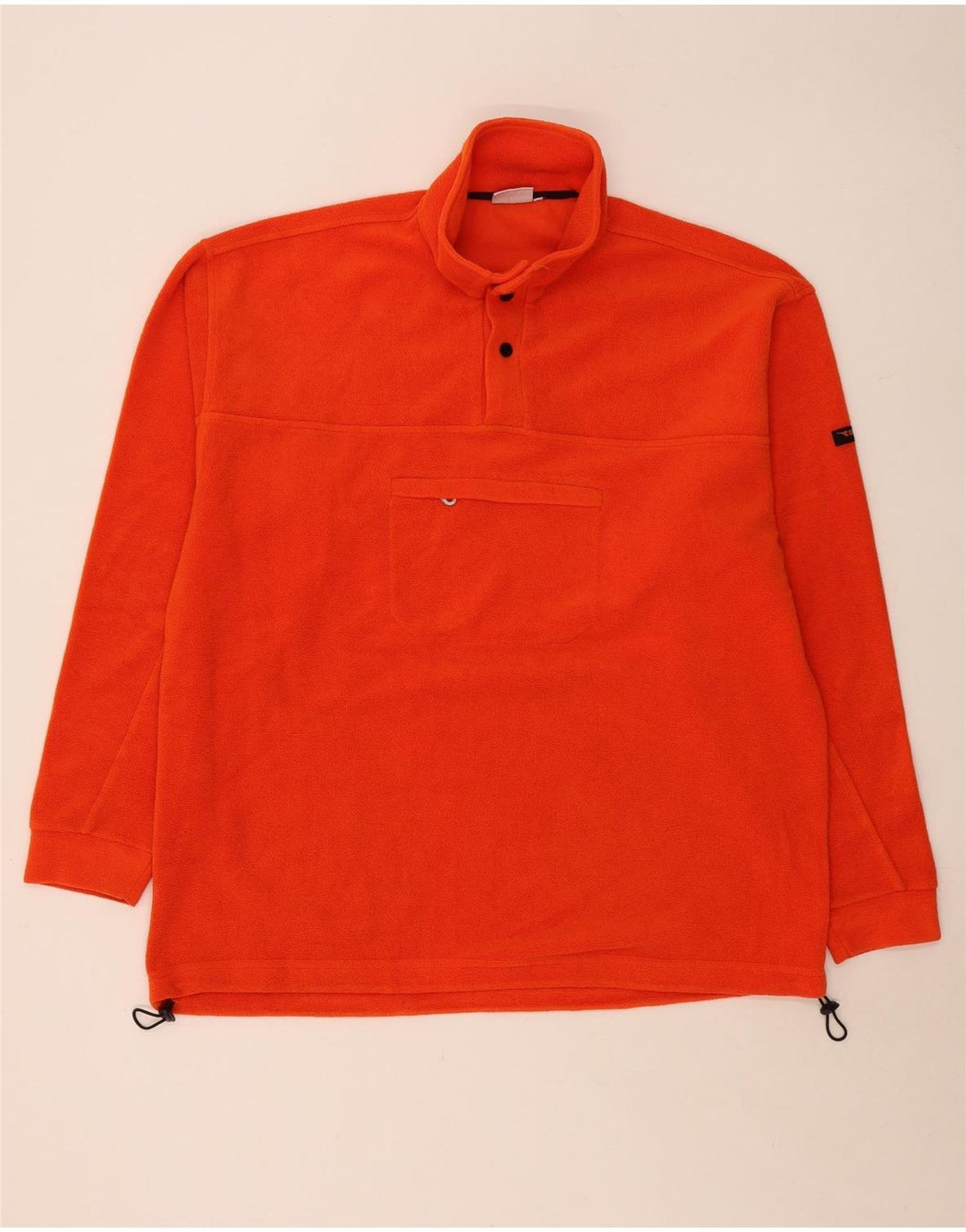 Męski sweter polarowy Diadora XL, zapinany na guziki, pomarańczowy