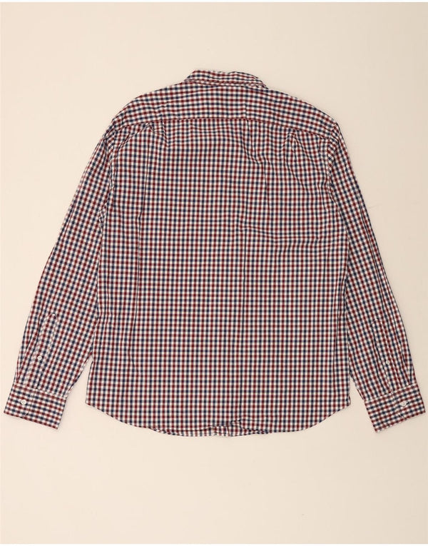 J. CREW Męska koszula slim XL, wielokolorowa bawełniana kratka