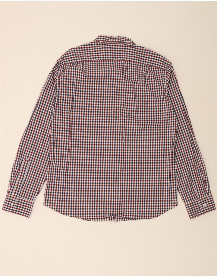 J. CREW Męska koszula slim XL, wielokolorowa bawełniana kratka