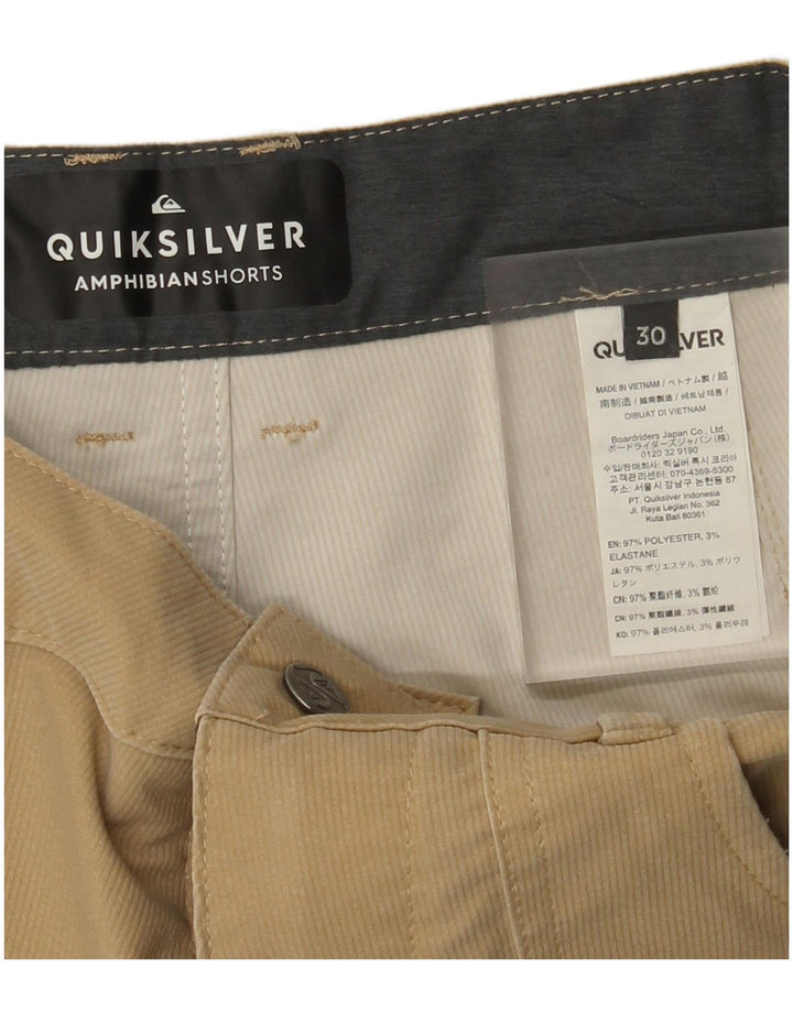 Męskie spodenki na co dzień Quiksilver Amphibian W30 Średni beżowy poliester