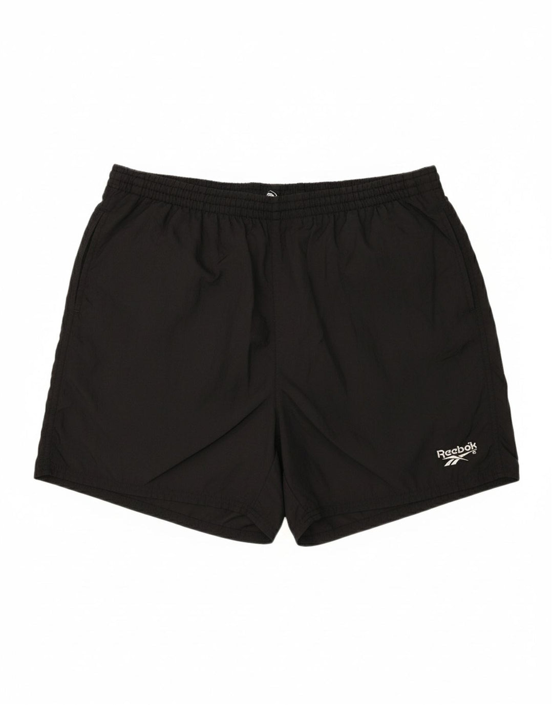 REEBOK Mens Swimming Shorts Large  Black Nylon