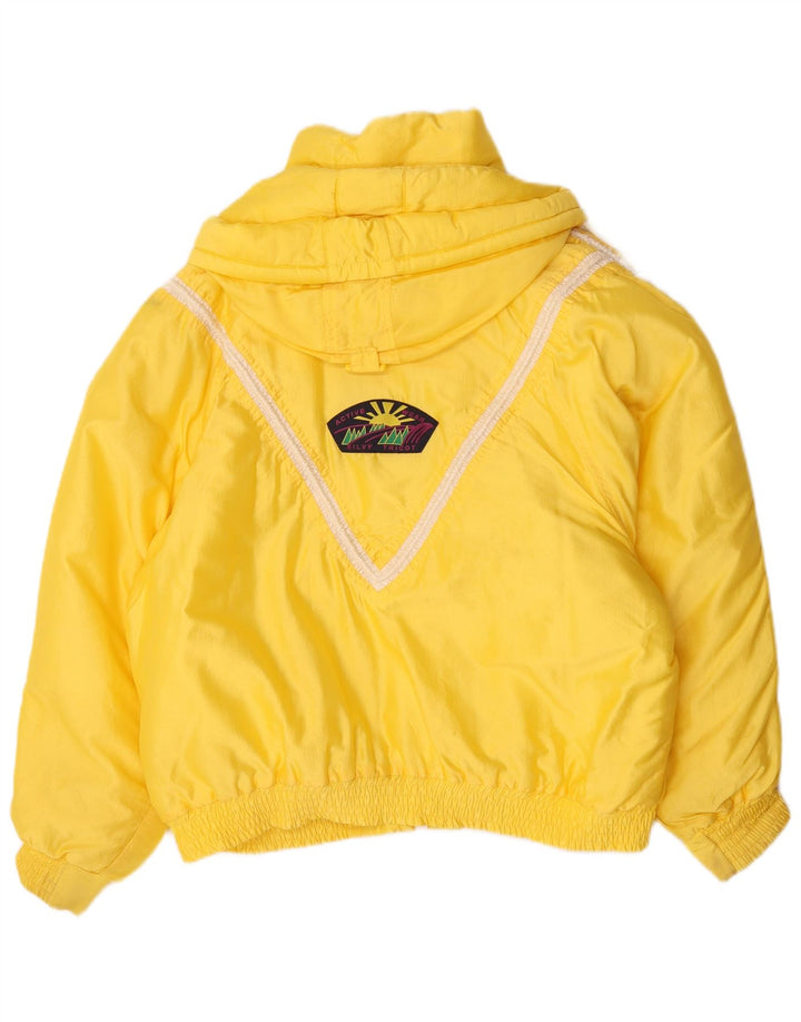 Damska kurtka narciarska Silvy Graphic Oversize IT 48 XL Żółty poliester