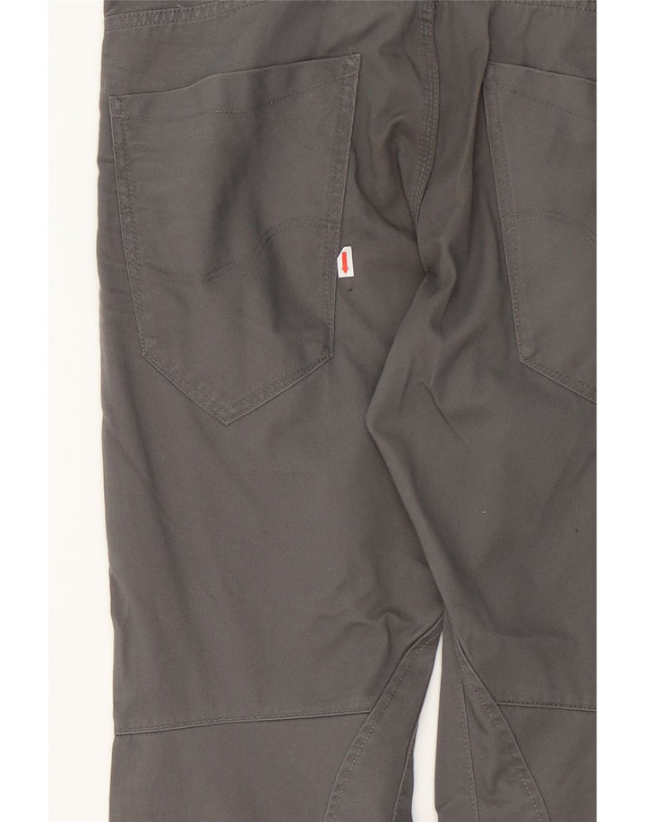JACK & JONES Mens Straight Casual Trousers W32 L27 Grey Polyester Vintage Jack & Jones and Second-Hand Jack & Jones from Messina Hembry 