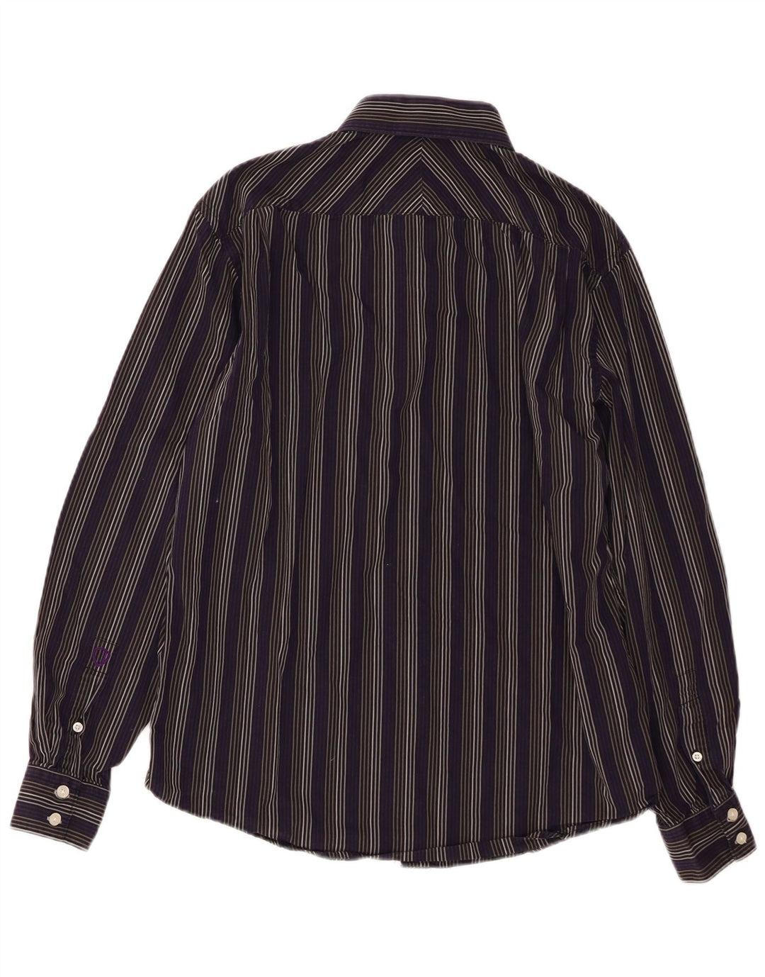 Koszula męska BEN SHERMAN, bawełniana w średnie fioletowe paski