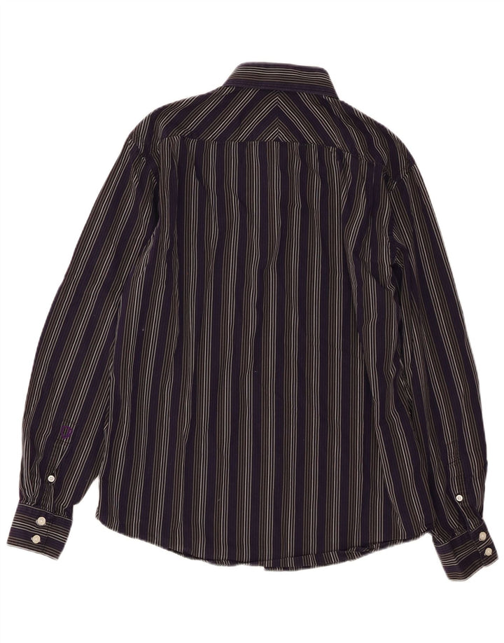 Koszula męska BEN SHERMAN, bawełniana w średnie fioletowe paski