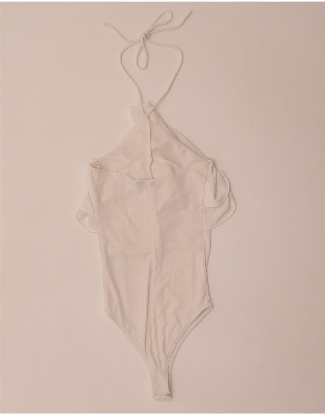 Damskie body bez rękawów Zara UK 8 Small White