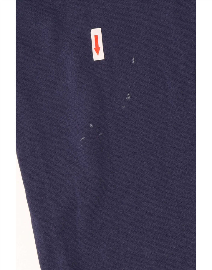 Męskie spodnie dresowe Nike Cargo Joggers, średni granatowy, bawełniany