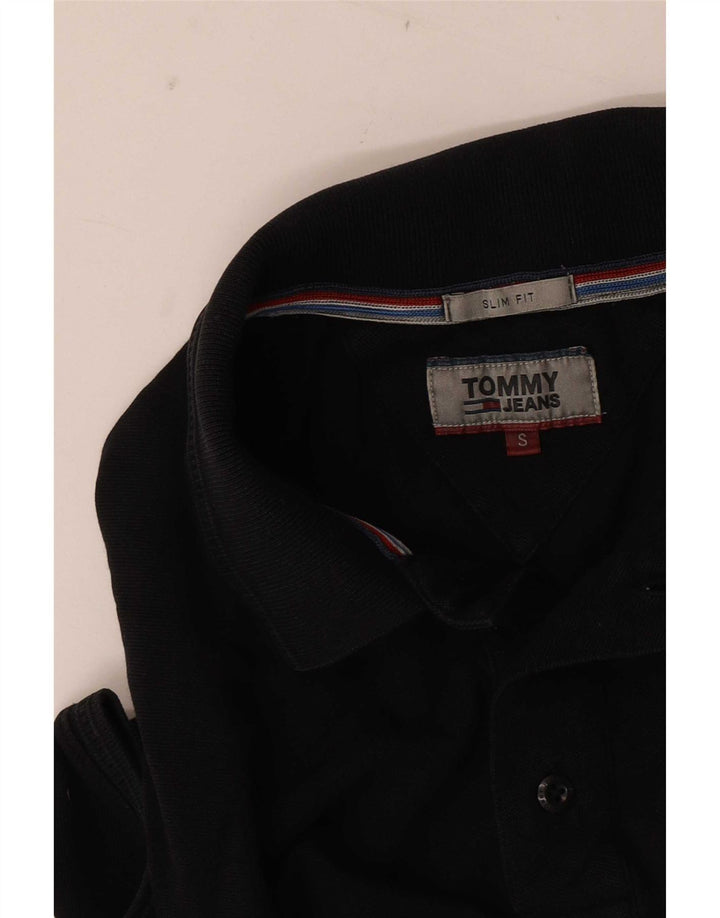 Męska koszulka polo Slim Fit Tommy Hilfiger, mała czarna